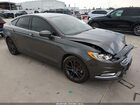 2018 Ford Fusion Se Gray vin: 3FA6P0H79JR166709