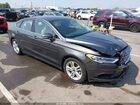 2018 Ford Fusion Se Серый vin: 3FA6P0HD0JR182576