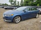 2018 Ford Fusion Se Blue vin: 3FA6P0HD0JR189186