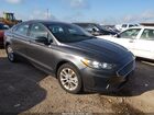 2020 Ford Fusion Se Gray vin: 3FA6P0HD0LR211366