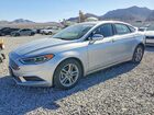 2018 Ford Fusion Se Silver vin: 3FA6P0HD2JR218607