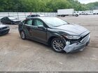 2017 Ford Fusion Se Gray vin: 3FA6P0HD7HR376838