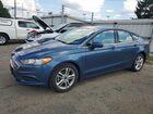 2018 Ford Fusion Se Blue vin: 3FA6P0HD7JR206131