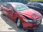 2018 Ford Fusion Se Red vin: 3FA6P0HD7JR259864