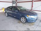 2018 Ford Fusion Se Blue vin: 3FA6P0HD7JR268659
