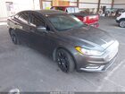 2018 Ford Fusion Se Gray vin: 3FA6P0HD8JR160227
