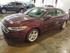 2018 Ford Fusion Se Maroon vin: 3FA6P0HD8JR218367