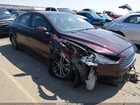 2017 Ford Fusion Se Burgundy vin: 3FA6P0HD9HR398436