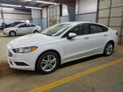 2018 Ford Fusion Se White vin: 3FA6P0HD9JR237848