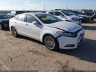 2016 Ford Fusion Titanium White vin: 3FA6P0K99GR207875