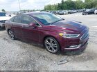 2018 Ford Fusion Titanium Burgundy vin: 3FA6P0K9XJR228872