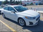 2019 Ford Fusion Hybrid Se White vin: 3FA6P0LU3KR258252