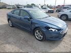 2018 Ford Fusion Hybrid Se Синий vin: 3FA6P0LU4JR138104