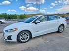 2019 Ford Fusion Se White vin: 3FA6P0LU5KR188558