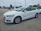 2016 Ford Fusion Se Hybrid White vin: 3FA6P0LU6GR341956