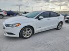 2018 Ford Fusion Se Hybrid White vin: 3FA6P0LU7JR286750