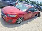 2019 Ford Fusion Se Burgundy vin: 3FA6P0LU7KR222774