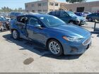 2019 Ford Fusion Hybrid Se Blue vin: 3FA6P0LU9KR177871