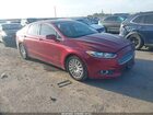 2016 Ford Fusion Hybrid Se Red vin: 3FA6P0LUXGR404220