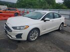 2019 Ford Fusion Hybrid White vin: 3FA6P0LUXKR158049