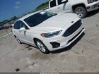 2019 Ford Fusion Hybrid Sel White vin: 3FA6P0MU3KR172275