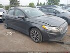 2020 Ford Fusion Se Gray vin: 3FA6P0T97LR251964