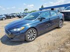 2020 Ford Fusion Se Blue vin: 3FA6P0T99LR198443