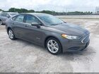 2018 Ford Fusion Hybrid S Gray vin: 3FA6P0UU4JR235849