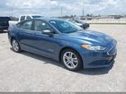 2018 Ford Fusion Hybrid S Blue vin: 3FA6P0UU4JR271508