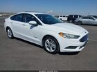 2018 Ford Fusion Hybrid S White vin: 3FA6P0UU5JR212743