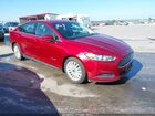 2016 Ford Fusion Hybrid S Red vin: 3FA6P0UU6GR355399