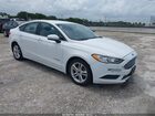 2018 Ford Fusion Hybrid S White vin: 3FA6P0UU8JR122096
