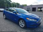 2018 Ford Fusion Hybrid S Blue vin: 3FA6P0UU9JR271553