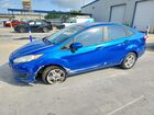 2018 Ford Fiesta Se Синий vin: 3FADP4BJ4JM129745