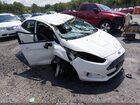 2019 Ford Fiesta Se White vin: 3FADP4BJ6KM122569