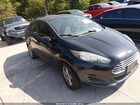 2018 Ford Fiesta Se Черный vin: 3FADP4BJ8JM124791