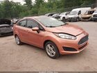 2017 Ford Fiesta Se Orange vin: 3FADP4BJ9HM118721