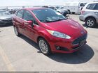 2016 Ford Fiesta Titanium Red vin: 3FADP4CJ4GM208033