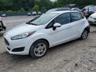2018 Ford Fiesta Se Белый vin: 3FADP4EJ3JM103312