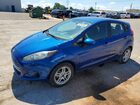 2018 Ford Fiesta Se Blue vin: 3FADP4EJ8JM128383