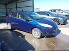 2016 Ford Fiesta Titanium Синий vin: 3FADP4FJ0GM141152
