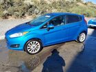 2017 Ford Fiesta Titanium Синий vin: 3FADP4FJ5HM129757