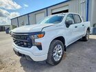 2022 Chevrolet Silverado C1500 Custom White vin: 3GCPABEK0NG503001