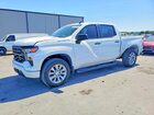 2025 Chevrolet Silverado C1500 Custom White vin: 3GCPABEK8SG287328
