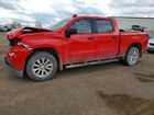 2022 Chevrolet Silverado Ltd K1500 Custom Red vin: 3GCPYBEK0NG185697
