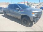 2021 Chevrolet Silverado 1500 4wd  Short Bed Custom Trail Boss Gray vin: 3GCPYCEF6MG288081