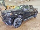 2021 Chevrolet Silverado K1500 Lt Trail Boss Black vin: 3GCPYFELXMG154360