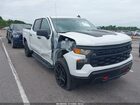 2023 Chevrolet Silverado 1500 4wd  Short Bed Custom Trail Boss White vin: 3GCUDCED6PG279835