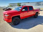2018 Chevrolet Silverado K1500 Custom Red vin: 3GCUKPEC7JG635060