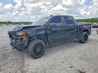 2021 Chevrolet Silverado K1500 Custom Black vin: 3GCUYBEF2MG147151